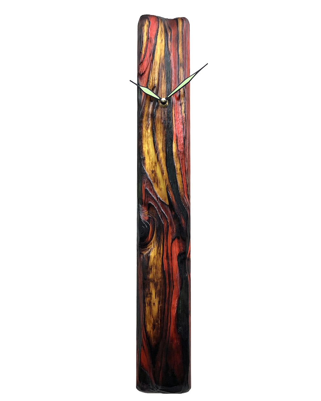 Shou Sugi Ban Wood Clock Art - Trussell 0003 — Korzen Designs